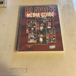 Vintage NBA PLAYOFFS MEDIA GUIDE