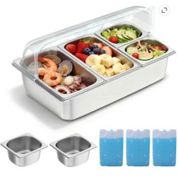 EC-Gaze 6-Pan Food Display Container (1/6 & 1/3 Sizes)