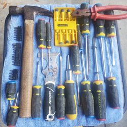 Assorted Tools With Carrying Bag