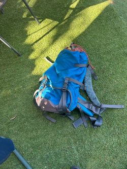 Wetsuits and a hiking backpack