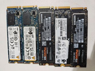 Mixed M.2 NVMe SSD Lot