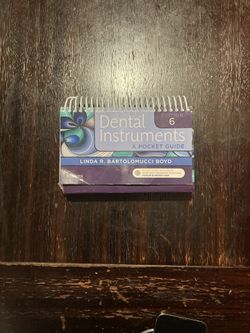 Dental Instrumentals A Pocket Guide