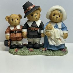 Cherished Teddies 2000 Issac, Jeremiah And Temperance Faith Of Our Fathers 