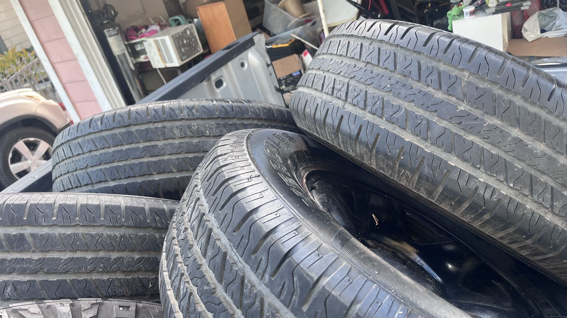 Rims With 90% New Tires