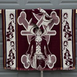 Anime One Piece Warm Winter Poncho For Teens And Adults