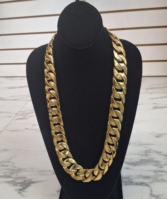 Big Huge Cuban Link Gold Chain