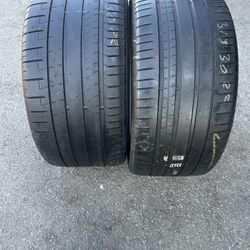2. Tires. 315. 30. 22. Pirelli.  Pzero