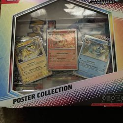 Pokemon Brand New Poster Collection Prismatic Evolution With Promos 3 Packs  