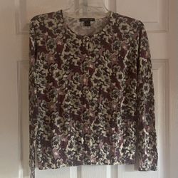 August Silk Cardigan Size M