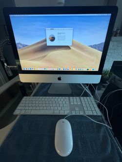 iMac (Retina 4K, 21.5-inch, 2017) 3.6 GHz Intel Core i7 Memory 16 GB 1.03 Fusion Drive macOS Mojave Version 10.14.6 Keyboard/Mouse