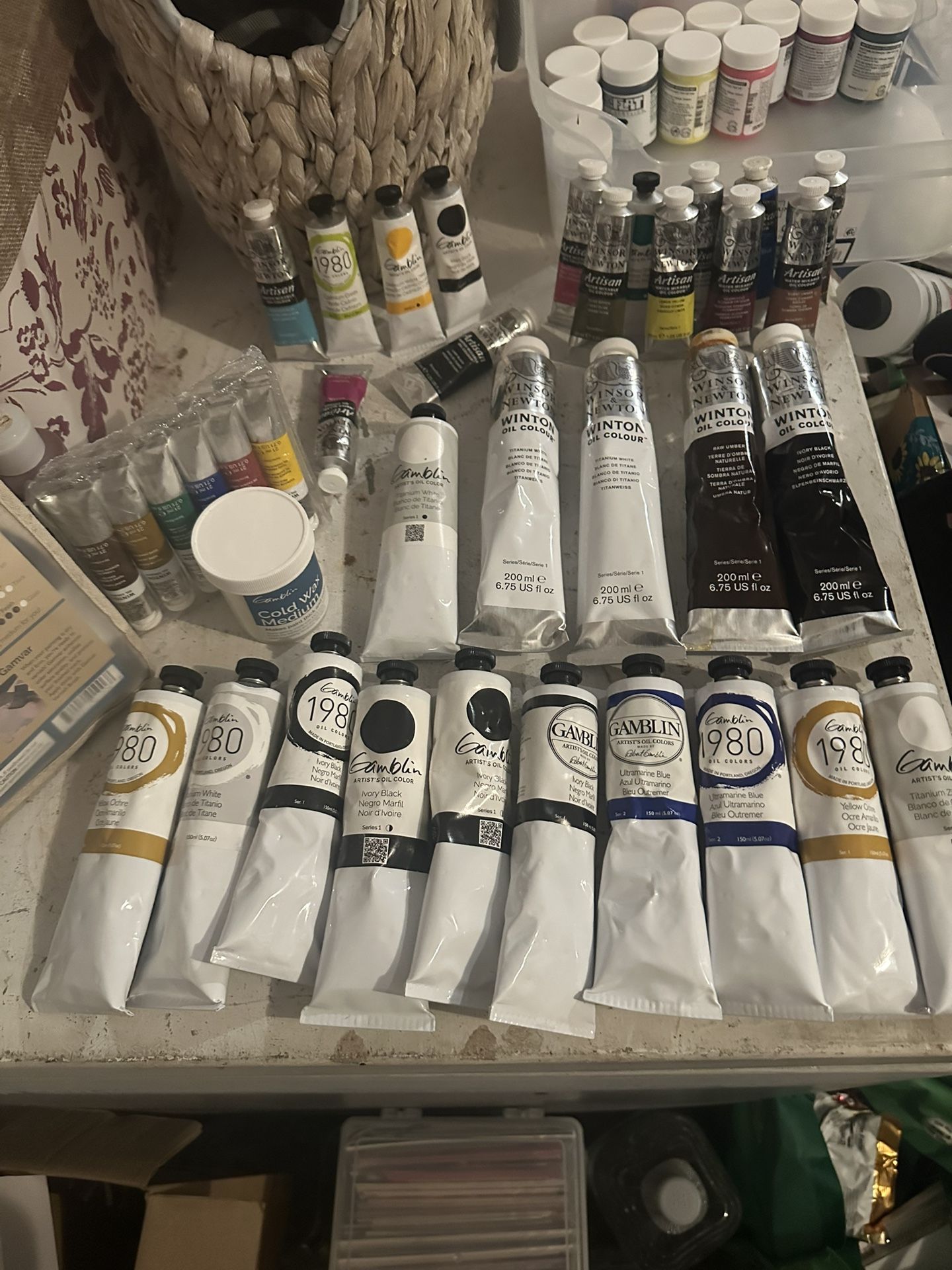 38 Gamblin Oil Paints- All Brand New!