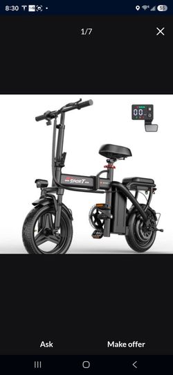 500W Folding Electric Bike with 48V 10Ah Battery