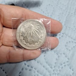 Moneda Mexicana Plata