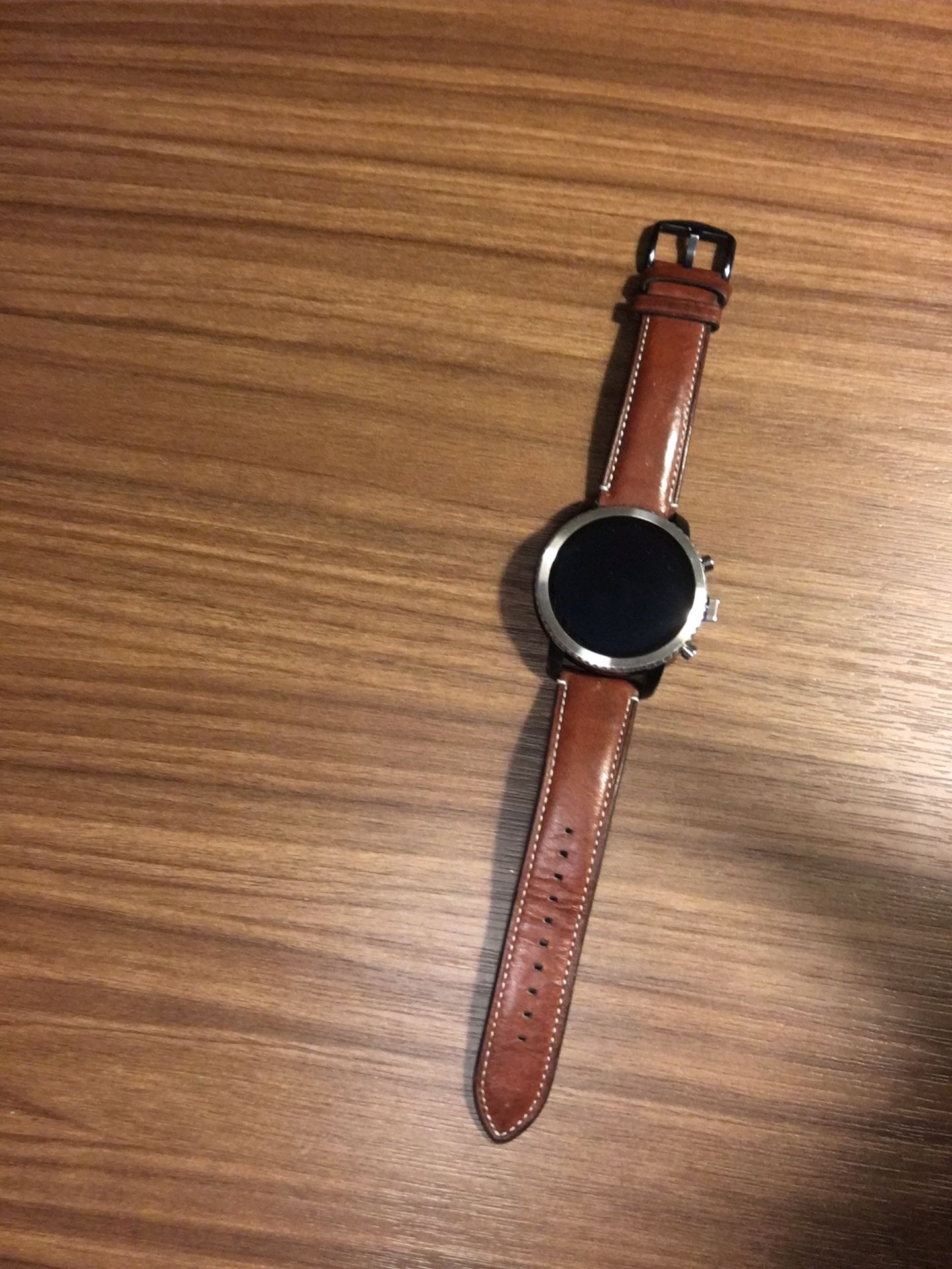 Generation 4 Fossil smartwatch with microphone