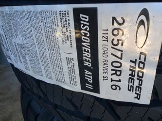 265/70r16 Cooper Discoverer Atp 2