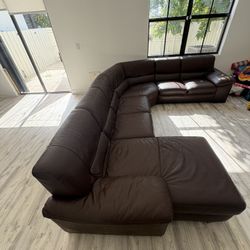 Leather Couch 