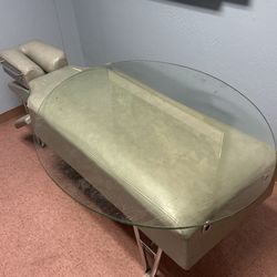 Circular Glass 49” By 40”