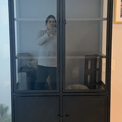 32” Caseman Black cabinet Crate & Barrel