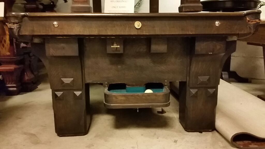 1908 Brunswick St Bernard Mission Pool Table