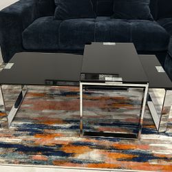 Black Glass Coffee Table
