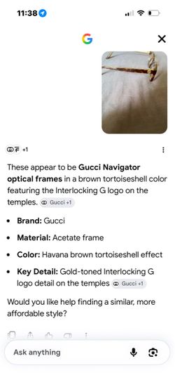 Frame glasses Gucci