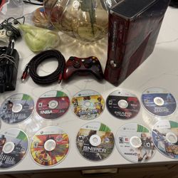 Microsoft Xbox 360 320gb Gears of War 3 Limited Edition console RemoteW/10 Games  The Microsoft Xbox 360 320GB Gears of War 3 Limited Edition console 