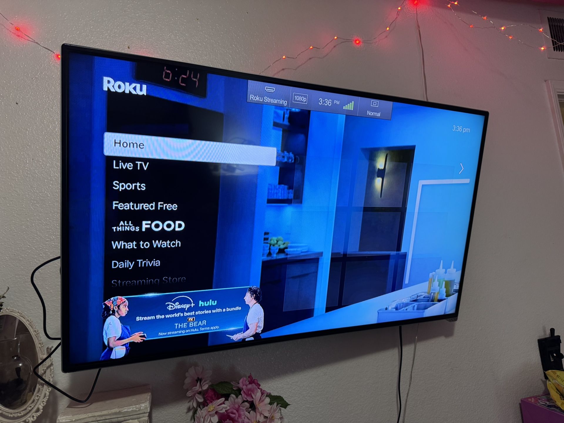 42” Vizio Smart TV,  Remote Included!
