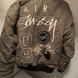 Stussy X Nike Olive Green Jacket