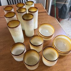 Hand blown glassware