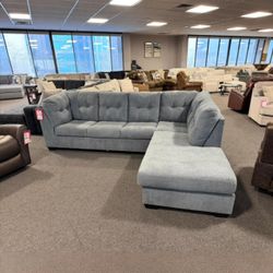 Marleton Gray 2-Piece Sectional with Chaise