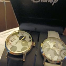 His & Her Mickey Mouse Watches 