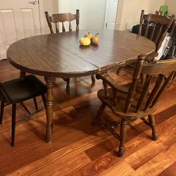 Wood Kitchen Table And Chairs 