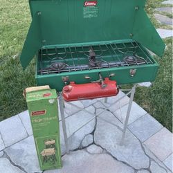 Vintage Coleman Stand And Stove 1973