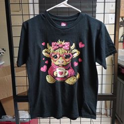 Merchandise On Clearance Custom Made Cow Valentine Shirt Size Large (Must Pick Up