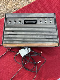 Vintage Atari 2600 "Woody" 6-Switch Console - TESTED WORKING - Earliest Model!