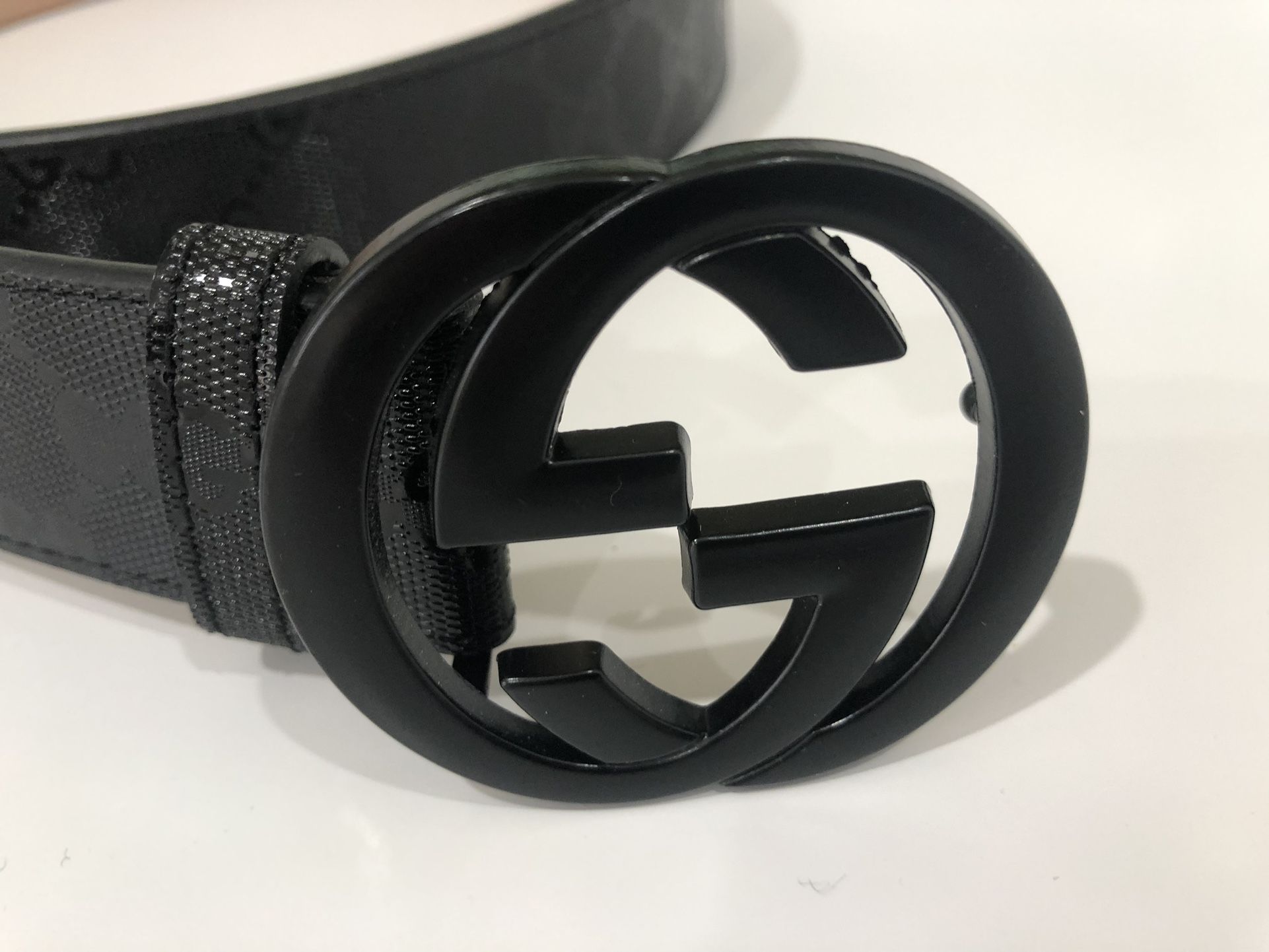 Unisex Gooch Black Leather Belt