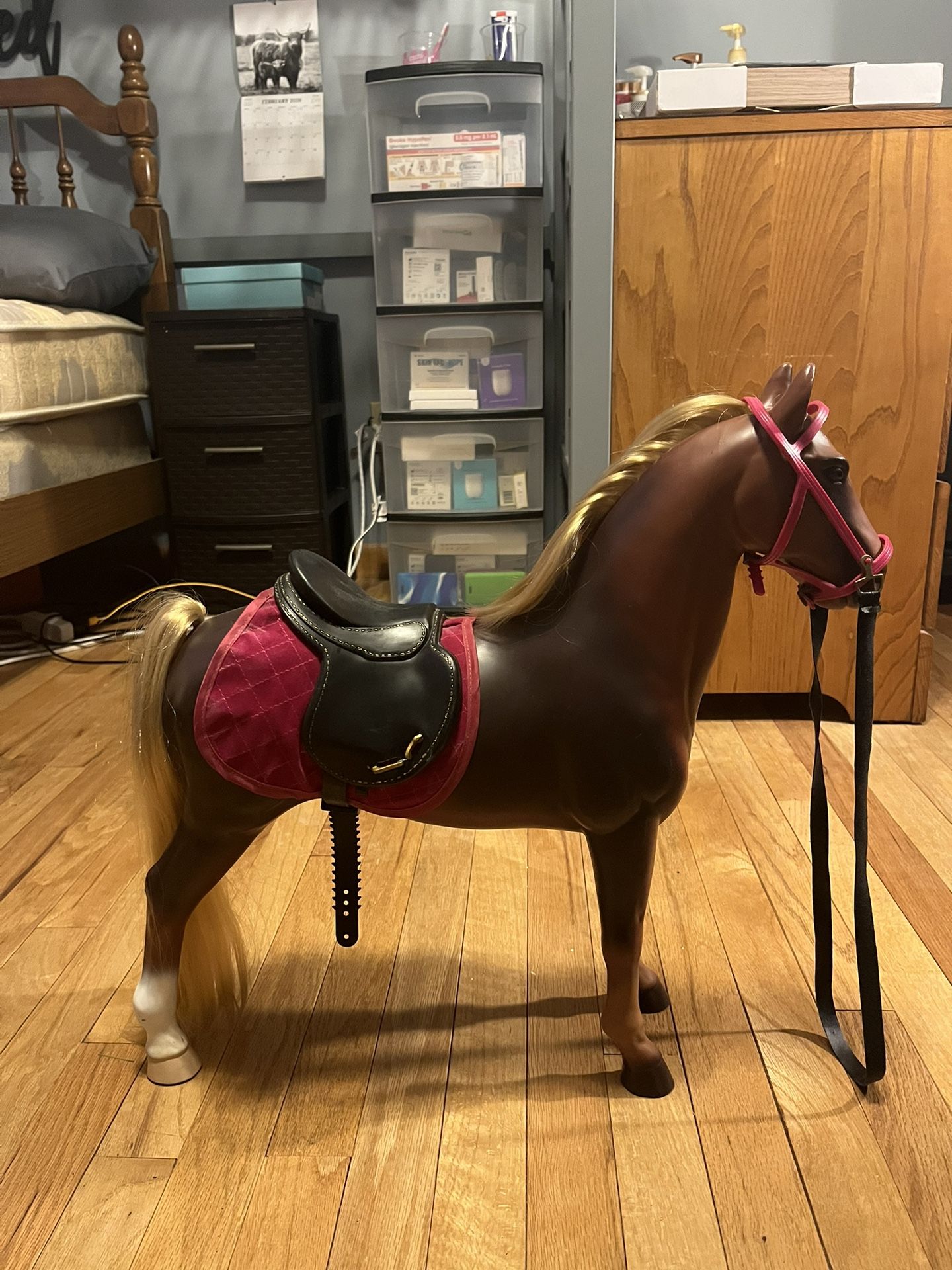 American Girl Doll Play Horse