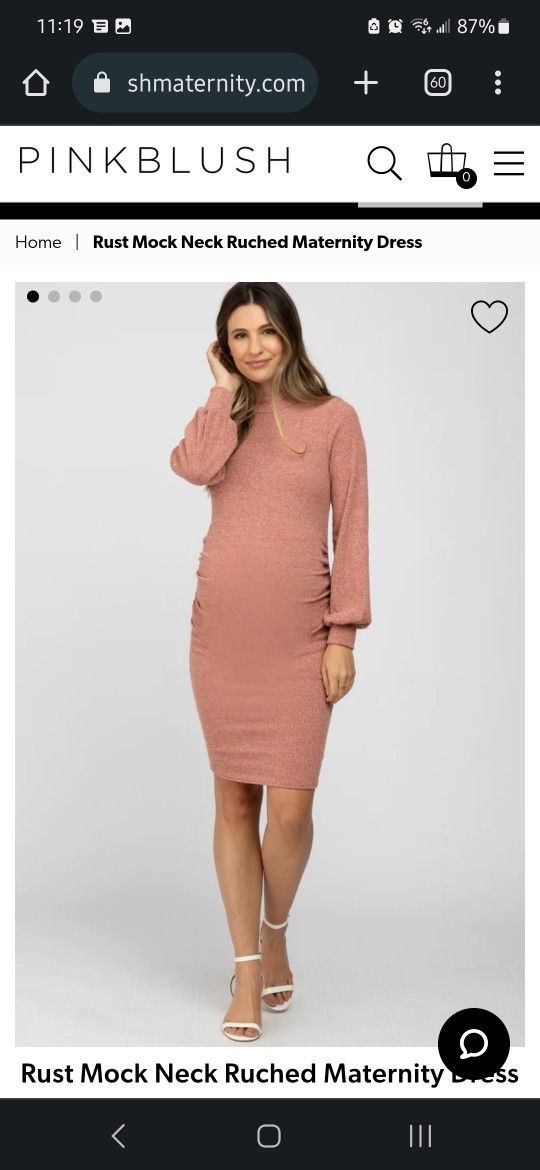 Pinkblush Maternity Sweater Dress