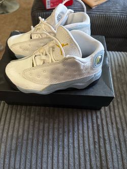 Air Jordan 13 Retro White Grey Sneakers
