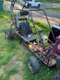 Off-roading Go Kart.