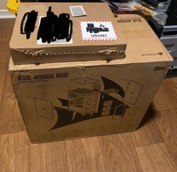 Corsair iCUE 4000X RGB Mid Tower PC Case - BLACK