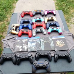 I have New Conditions Original Authentic Playstation 4 Controller PS4 Control... Black $30! Each... color Is $40!.. Top Ones $45 each... or replica $2