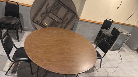 Tables and chairs