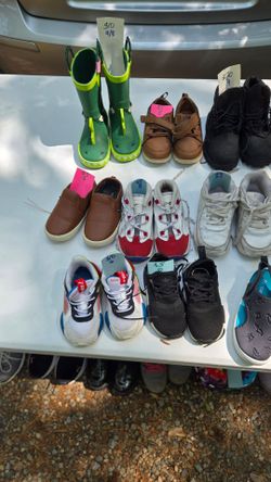 Kids shoes sizes/price range