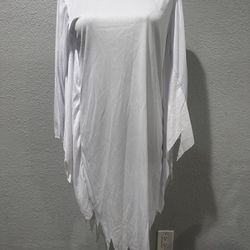 White Ghost Halloween Dress Large