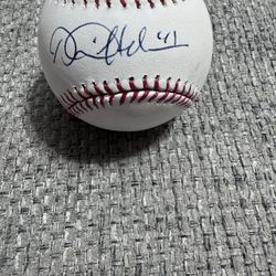 DANIEL HUDSON Signed Autograph Official MLB Baseball-MLB Coa-Nationals White Sox