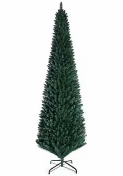 9 ft slim christmas tree