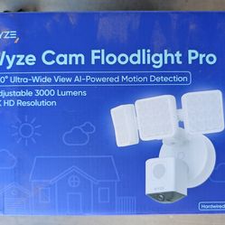 Wyze Wired Cameras Outdoor Wi-Fi Floodlight Pro Home Security Camera