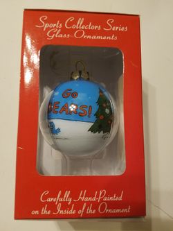 Go Bears Christmas Ornament