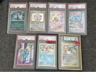 Pokemon PSA10 Slabs for Trade